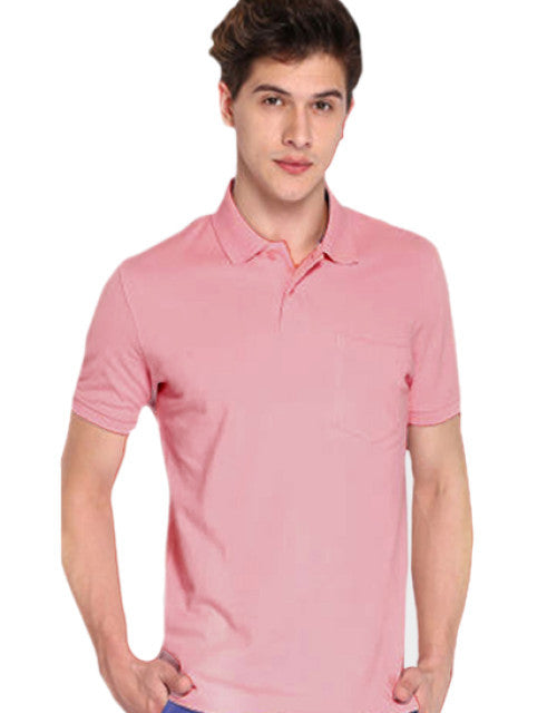 Cotton blend polo collar  men's tshirt .