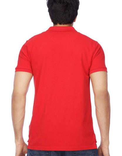 Cotton blend polo collar  men's tshirt .