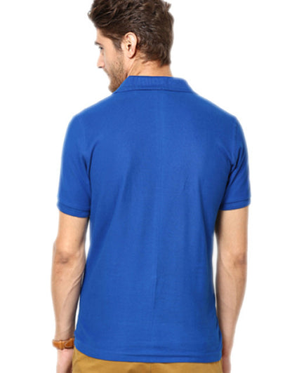 Cotton blend polo collar  men's tshirt .