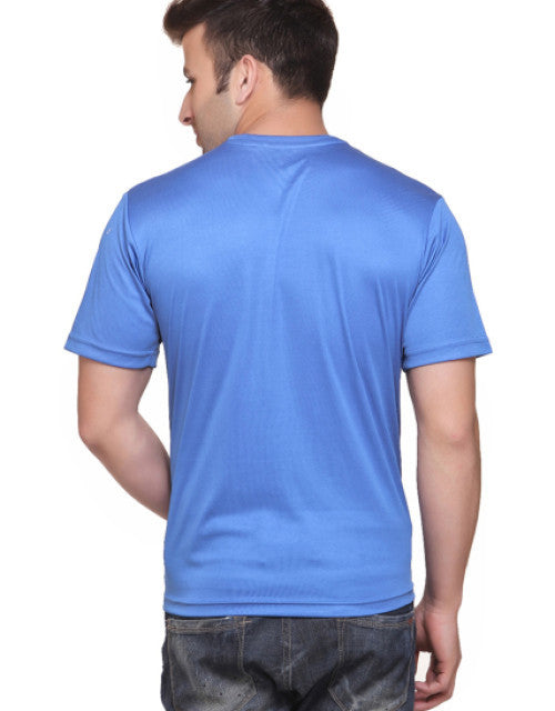 SKYBLUE ROUND NECK DRI-FIT TSHIRT