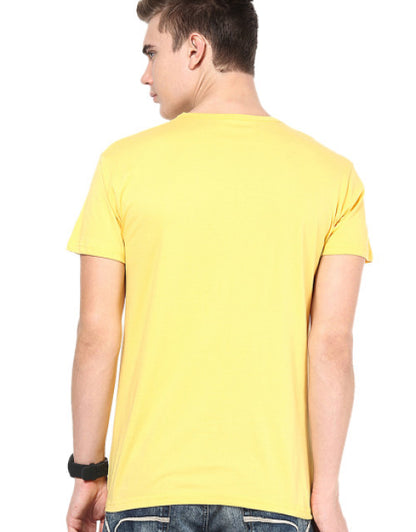 YELLOW ROUND NECK DRI-FIT TSHIRT