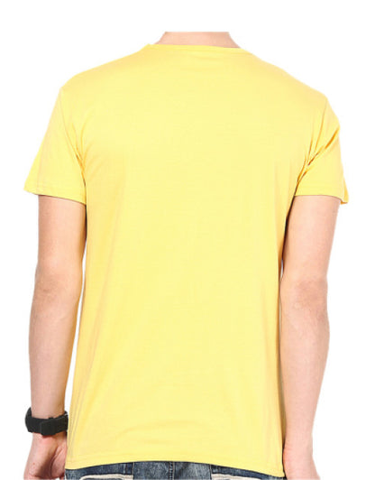 YELLOW ROUND NECK DRI-FIT TSHIRT